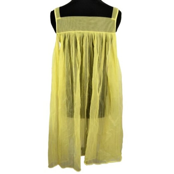 Vtg Y2K Babydoll Slip Dress Nightgown M Coquette Sabrina Carpenter Cottagecore - Picture 9 of 11